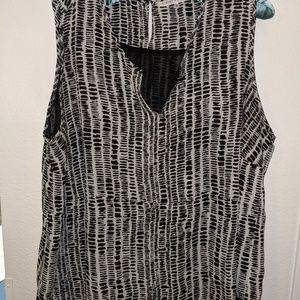 Plus size two layer top